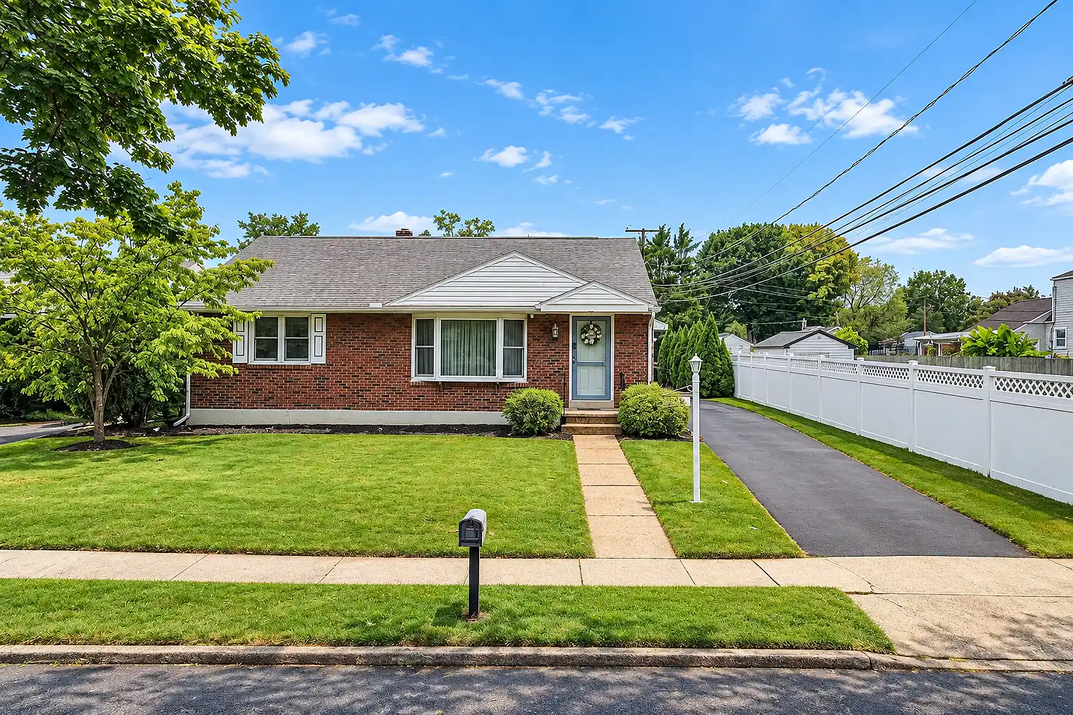 Brick Off Center House Pic