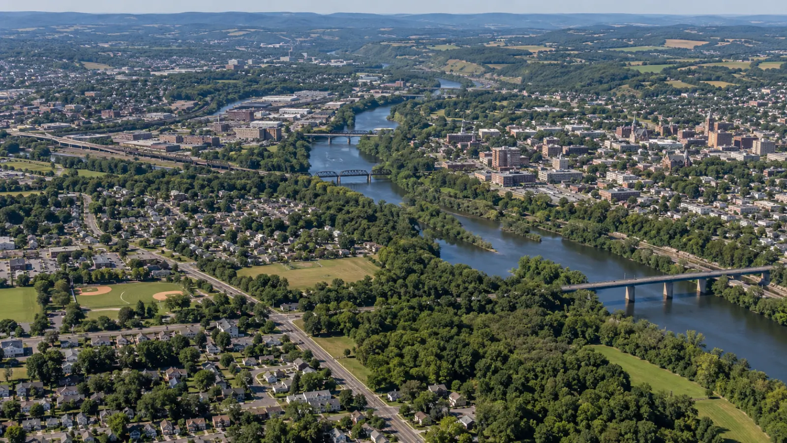 Lehigh Valley Drone Shot
